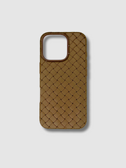 Premium Breathable Leather Feel Woven Case For iPhone 16 Series